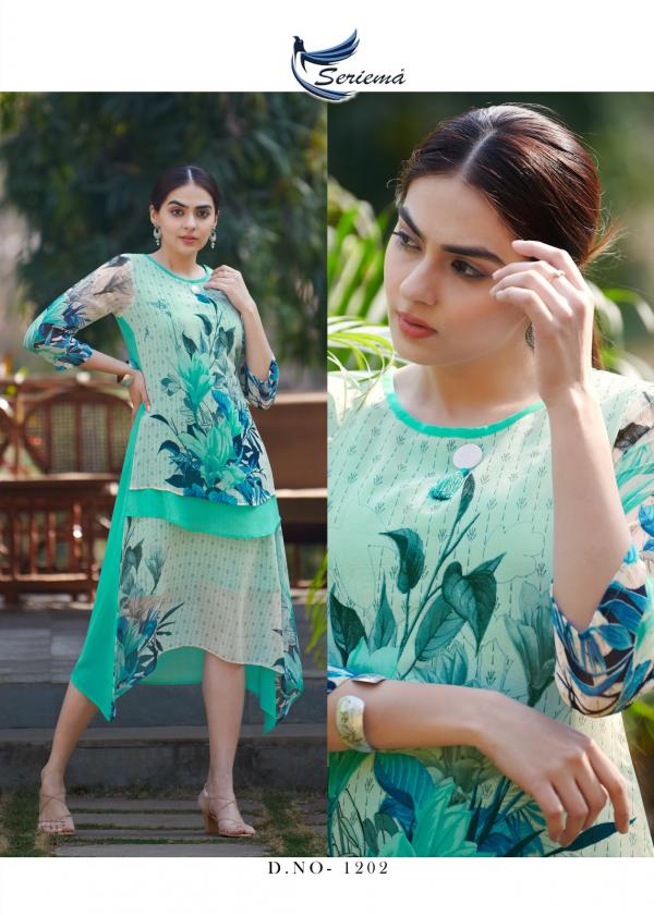 Seriema Kumb Shyner Printed Georgette Kurti Collection